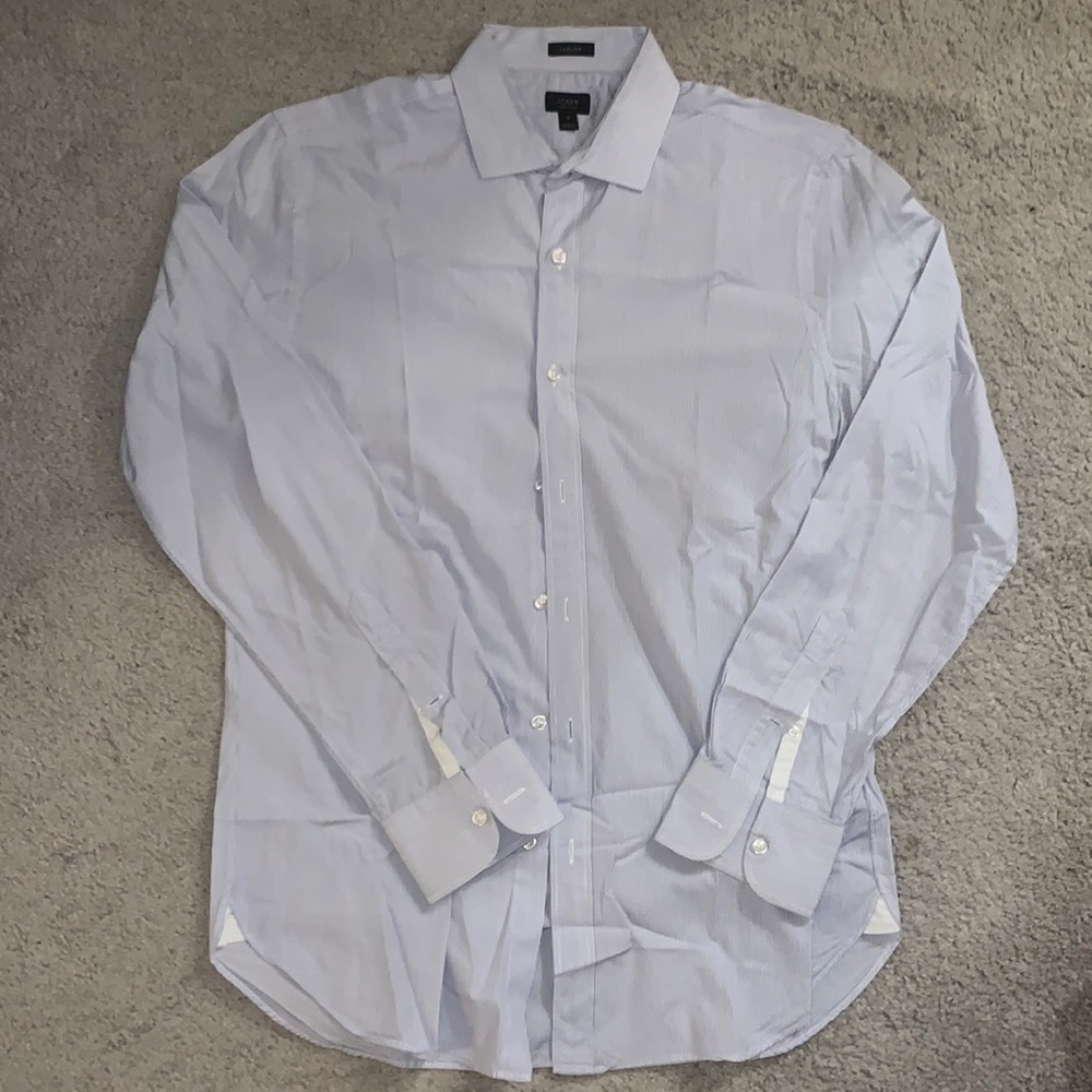 J. Crew 120's 2 Ply Mens Ludlow Dress Shirt